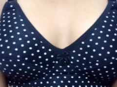 Remove my Black bra and play with my beautiful boobs