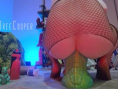 14 INCHES THICK! My new anal size record, XXL Rexxx from All Night Toys