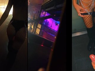Screen Capture of Video Titled: Met and fucked her in the night club right next to the dancefloor
