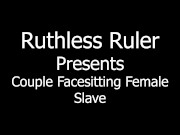 Preview 1 of Couple Facesitting Female Slave