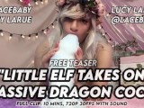 Little Elf Takes On Massive Dragon Cock FREE Trailer LaceBaby Lucy LaRue