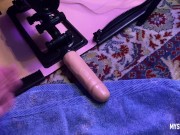 Preview 2 of Trying out my first ever SEX MACHINE!!