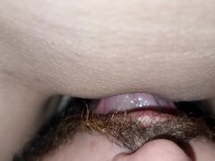 Eating teen pussy for breakfast