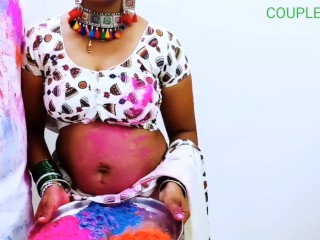 Happy Holi Bhabhi Ji Ghar Par Koi Nahi Hai Jab Tak Hamari Chudai