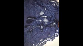 A load of CUM on her Panties...