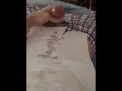 Young big cumshot