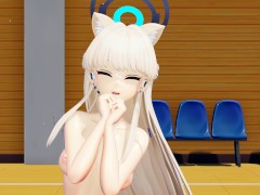 【4K / MMD R18】 Blue Archive - Kimagure Mercy