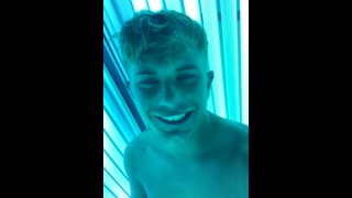 H on sunbed