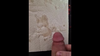 Stroking my cock and cum hard!