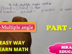 Sub Multiple Angles Class 11 math find the value Slove By Bikash Educare Part 4