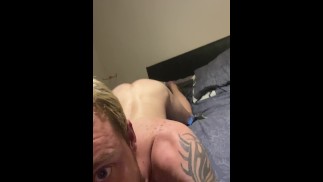 Getting out of it by showing some ass