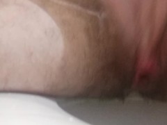 Peeing on my hands while masterbating and also squirting