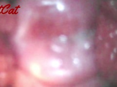 クスコで広げたおまんこ内部♥ アクメキメまくった後の 膣内と子宮口の観察 - Screenshot 16 of 16 - 子宮口