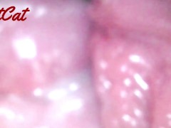 クスコで広げたおまんこ内部♥ アクメキメまくった後の 膣内と子宮口の観察 - Screenshot 4 of 16 - 女性器