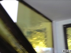 BORIS SCHWARZ: Creampie-Dinner! Slutty MILF Gets Her Pussy Filled By Two Loads