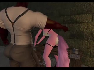 bondage, cartoon, second life, muscular men