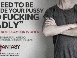 binaural, deep voice, masturbate, female orgasm
