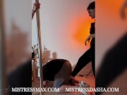 Preview 5 of Mistress Max Dasha Bond Ballbusting slave