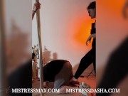 Preview 6 of Mistress Max Dasha Bond Ballbusting slave