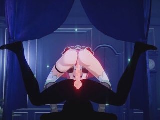 creampie, hentai anime, female orgasm, animation