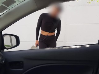Looking for Sex for Money on the Street I Meet an Unknown Woman with a Beautiful Ass