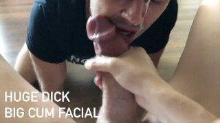 Massive Big Cum on Face Huge Facial 4K