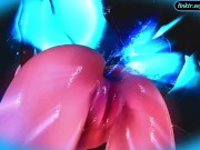 Preview 4 of Ghostly see-through penis fucks pretty blonde - supernatural sex perfect for halloween