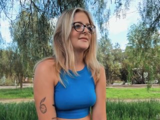 Real Teens - Bubble Butt Newcomer Jill Taylor Loves To Be Fingered In The Outdoors More Than Anythin screenshot number 1
