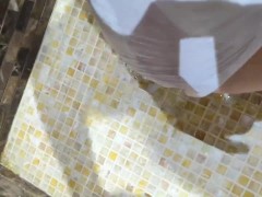 Spa day diaper soaking marathon!