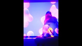 Psychedelic sex, cute and hot Latina.