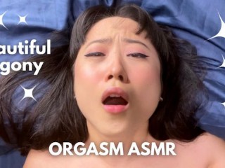 POV Asiática Tiene Intenso Beautiful Orgasmo Agonía -ASMR