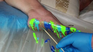 Herstellung von Fußabdrücken zum Verkauf