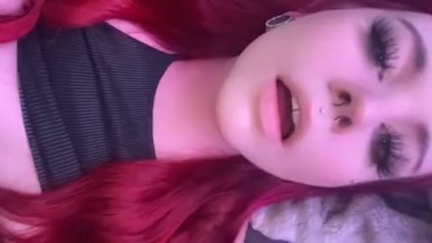 Redhead post op TS cums