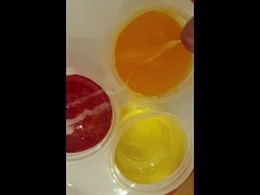 Food Drink Cum. Dessert with cum)