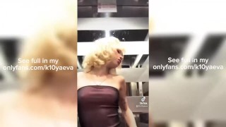 Hot milf gets fucked in elevator by her step son