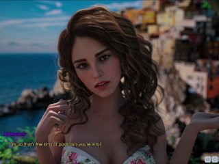 brunette big tits, pc gameplay, hot brunette, visual novel