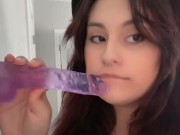 Preview 5 of Pov: You Help Your kitten With Some Throat Training