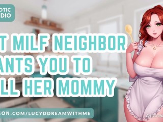 O Doce MILF next Door Quer que Você Chame a Mamãe Dela | RPG De áudio F4M | Gentil Domme | Punheta com Os Peitos