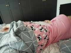 step mom and step son share a bed in a hotel room second time - Screenshot 4 of 16 - Creampie