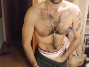 Preview 2 of Hot hairy guy fucks fleshlight and cums all over it VOL.17