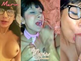 Compilation of cumshots on my face