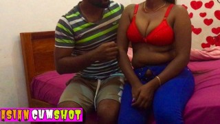 වයිෆ් නැති වෙලාවේ කාමරේට ආව නෑනා පොඩ්ඩ.Asian boy fucked his stepsister in her bedroom.