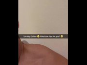 Preview 2 of 18 year old girlfriend cheats on her boyfriend with her best friend on snapchat