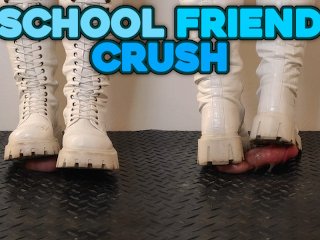crush, feet, hardcore, leather