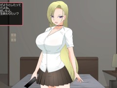 【パパ狩りギャルと超能力お〇さん 実況(体験版)】「うそっ！やだっ！！」性悪な金髪爆乳ギャルに中出しセックスでわからせる！(アニメーション同人エロゲー hentai game） - Screenshot 5 of 16 - 爆乳