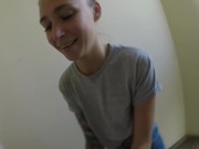 Preview 5 of I'm suck my boyfriend's dick in public and swallow all the cum