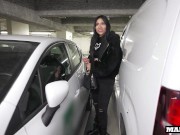Preview 1 of Colombian slut smashed hard in a parking lot for scratching my friend's car !