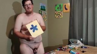 Dong Ross dick painting session: Ocean Starfish?