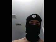Preview 2 of Masked man moans for you while playing with his cock *Moaning, Whimpering*