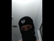 Preview 5 of Masked man moans for you while playing with his cock *Moaning, Whimpering*